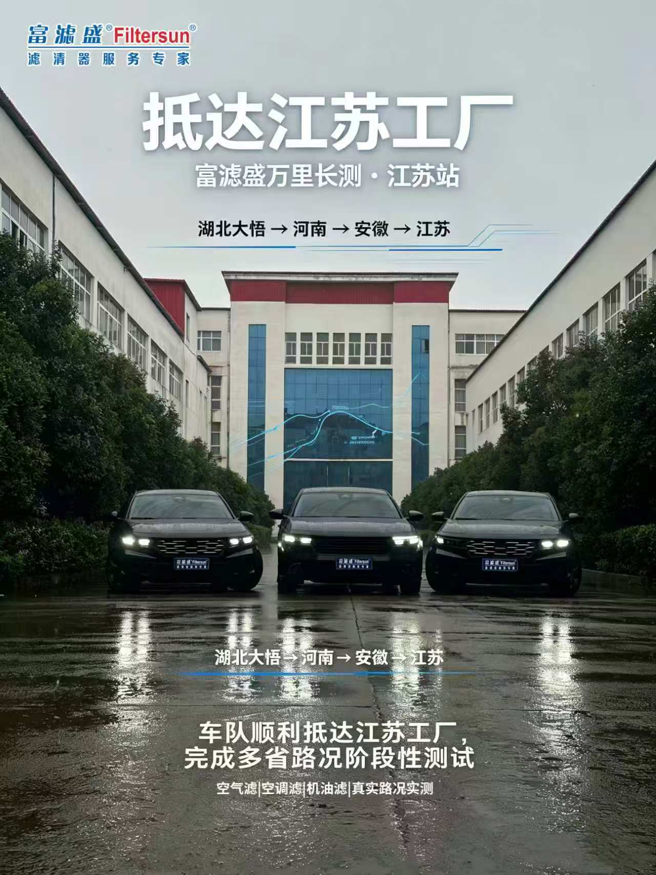 富滤盛三滤万里全路况实测圆满收官！实地严苛试炼，实力鉴证产品品质